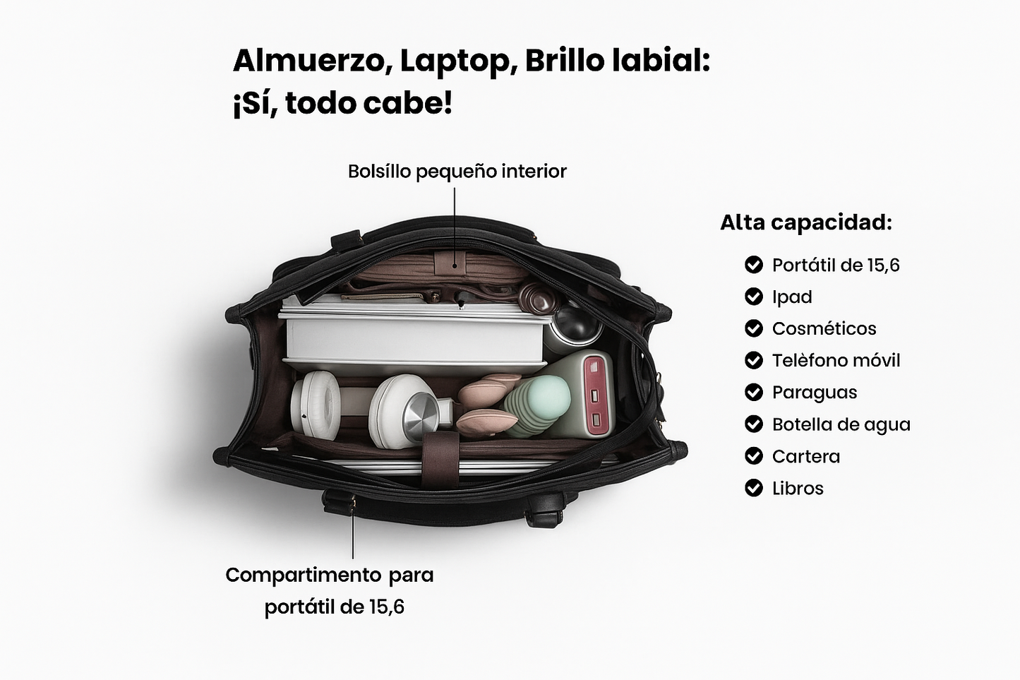 Bolso termo + estuche gratis
