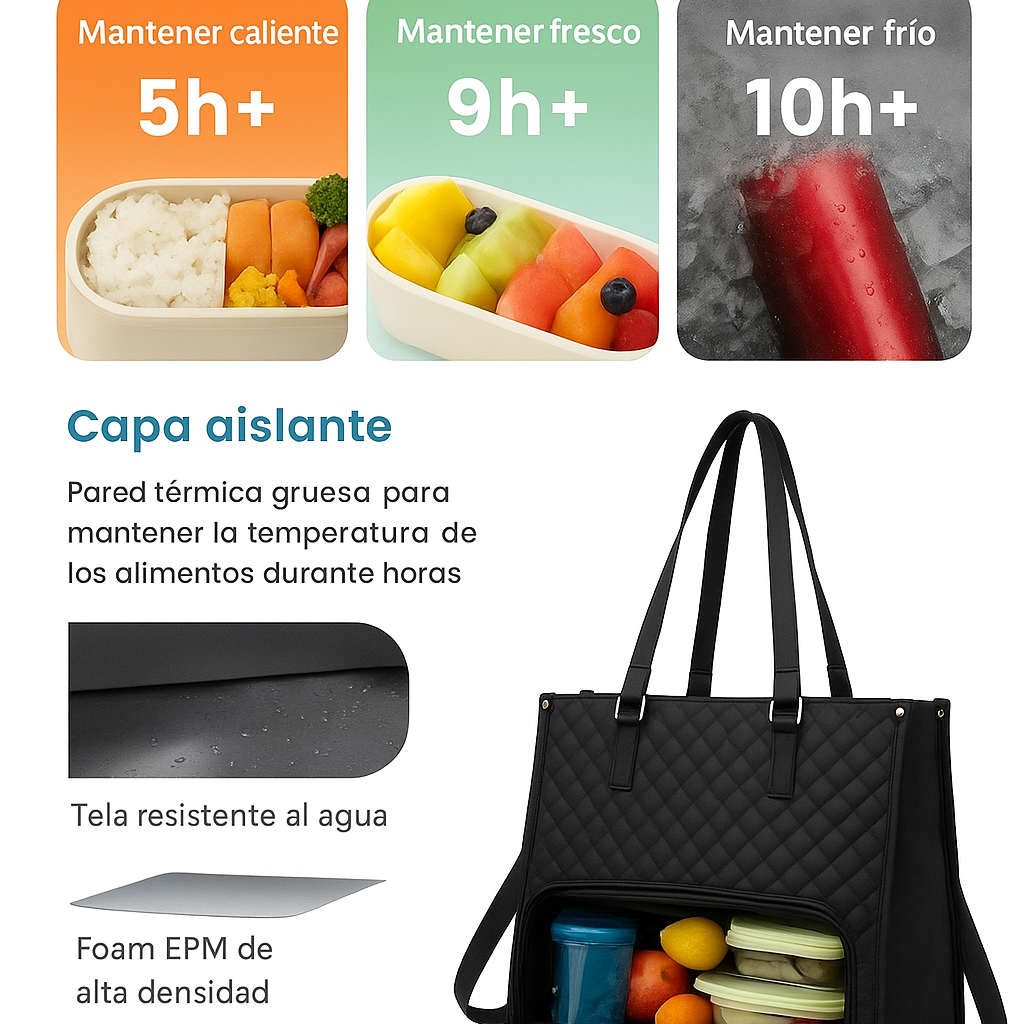 Bolso termo + estuche gratis